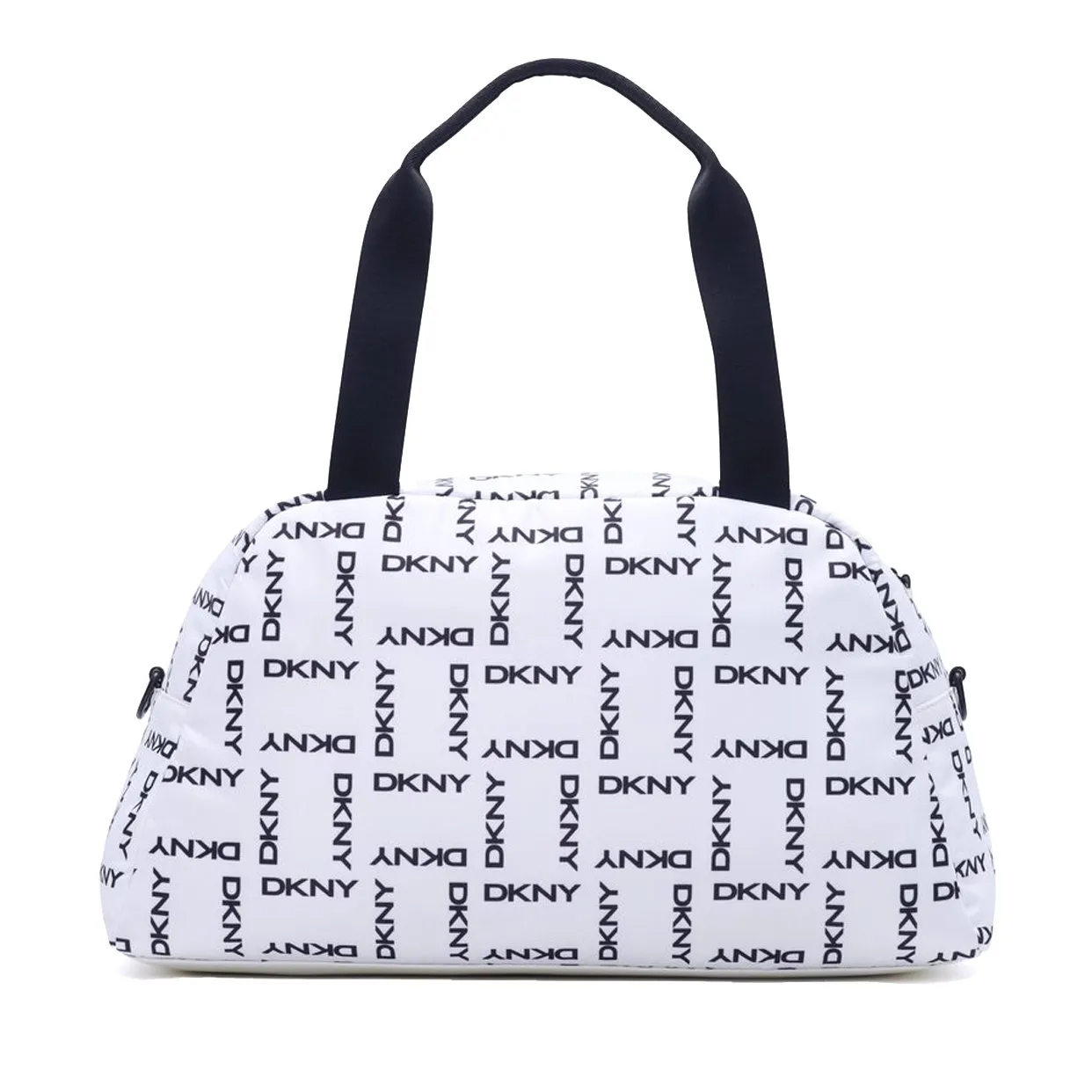 DKNY Nataly Gym Bag -White/Black