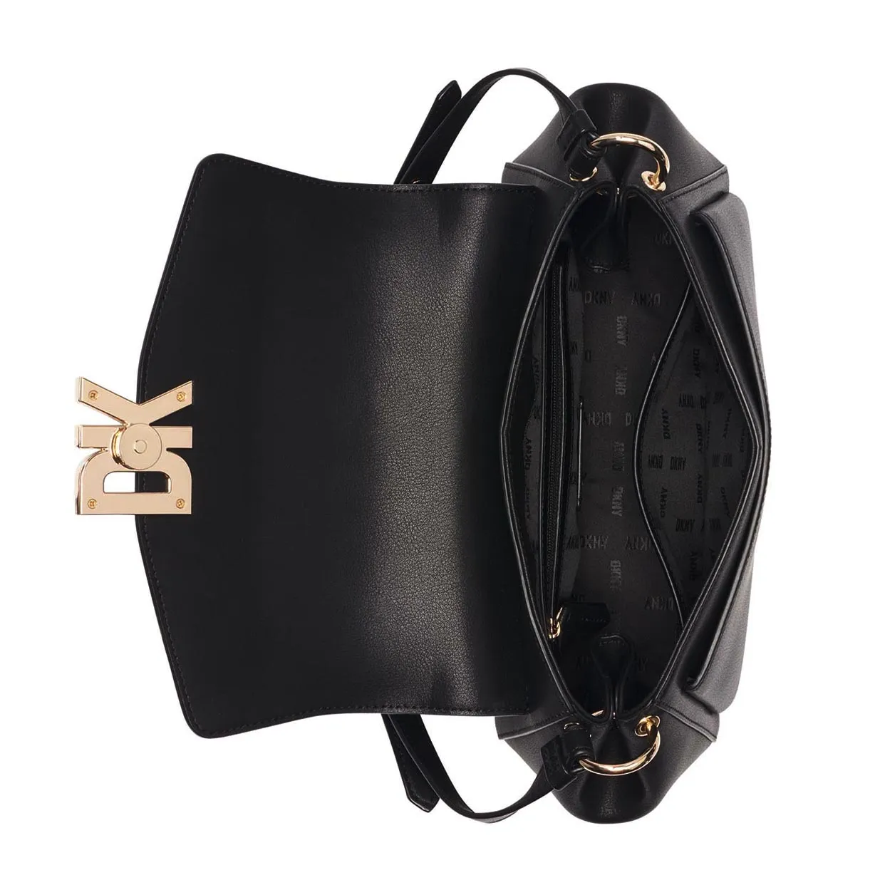 Downtown Small Shoulder Bag -Black