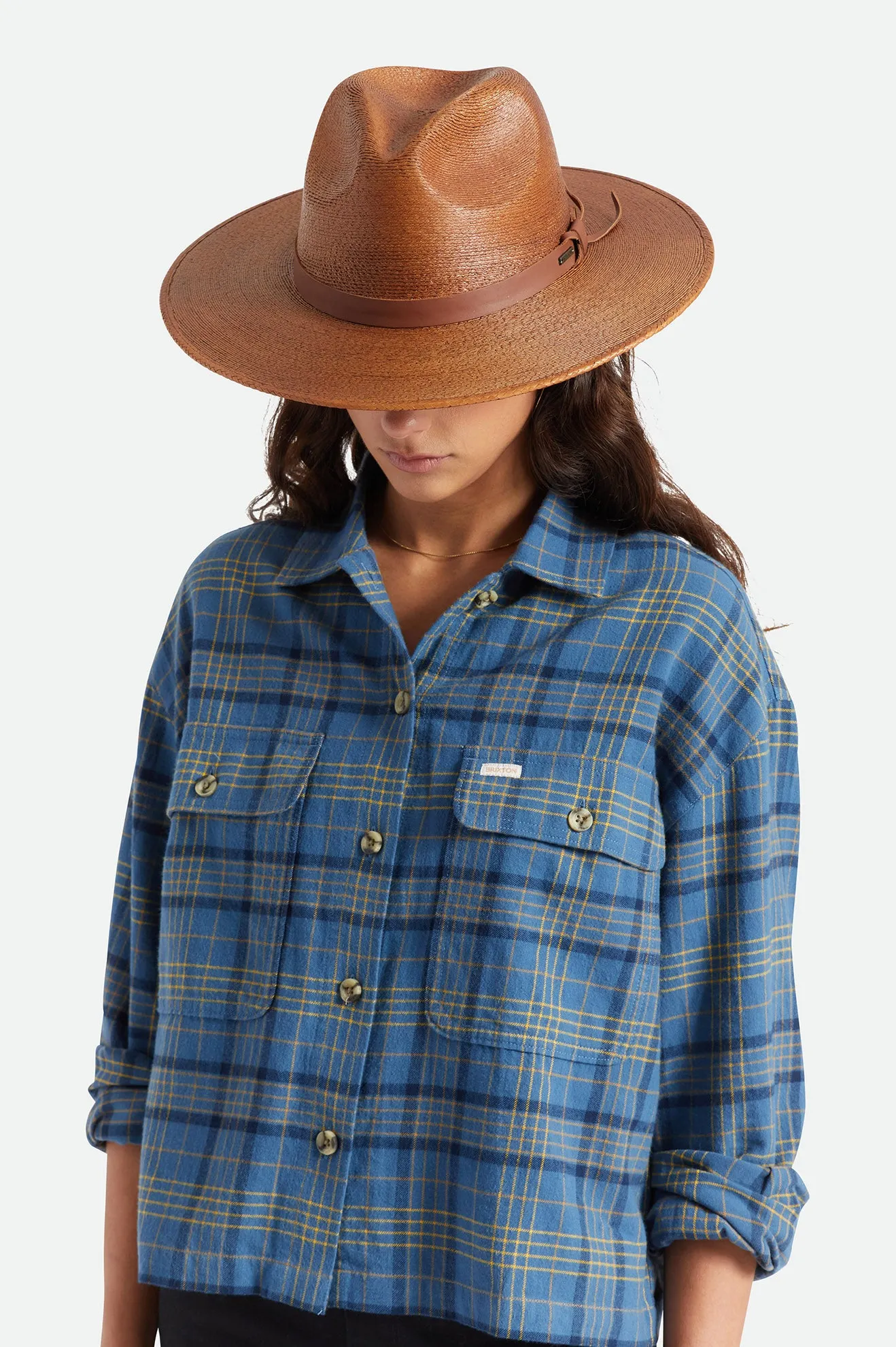 Field Proper Straw Hat - Rust