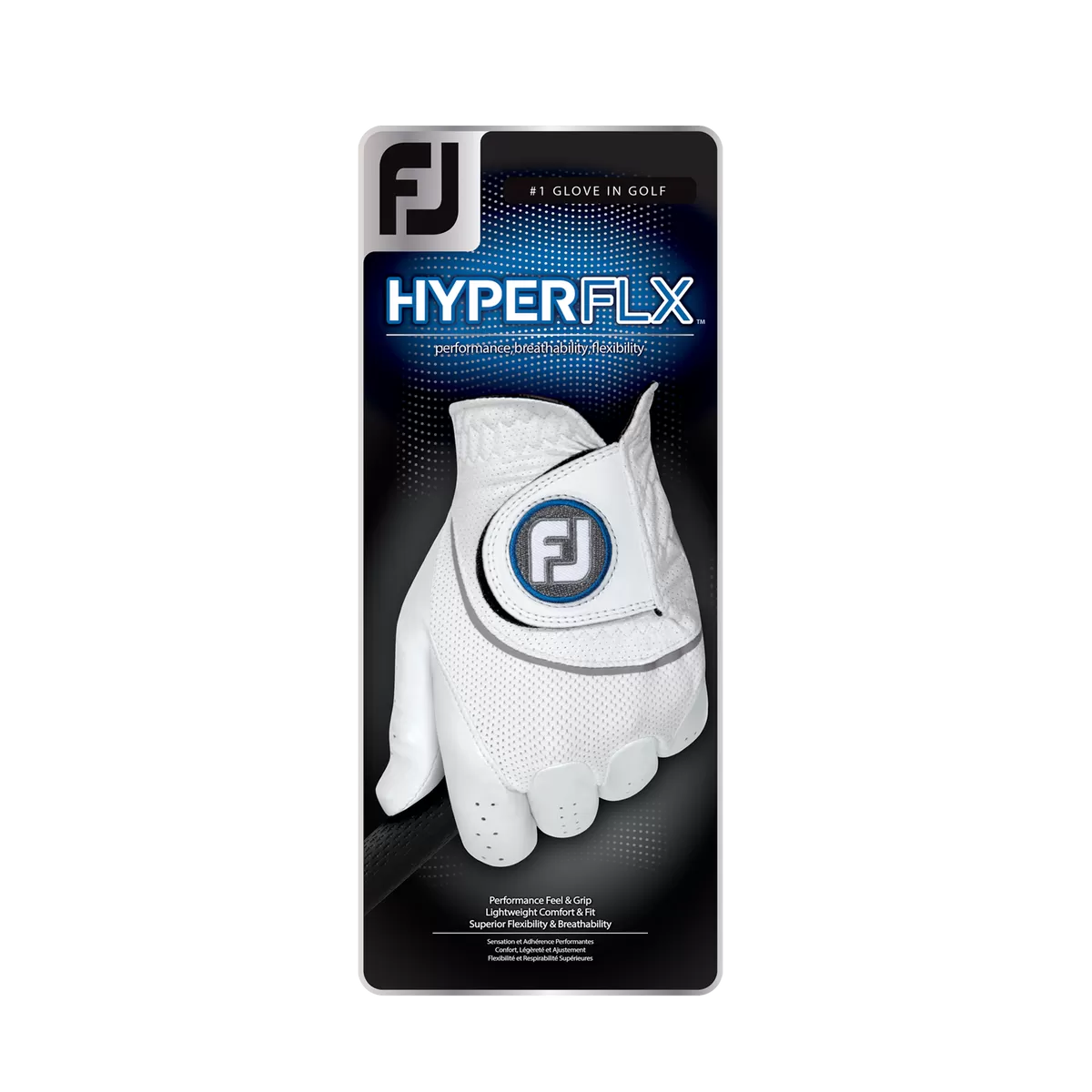 FootJoy HYPERFLX Men's Golf Glove Left Hand White