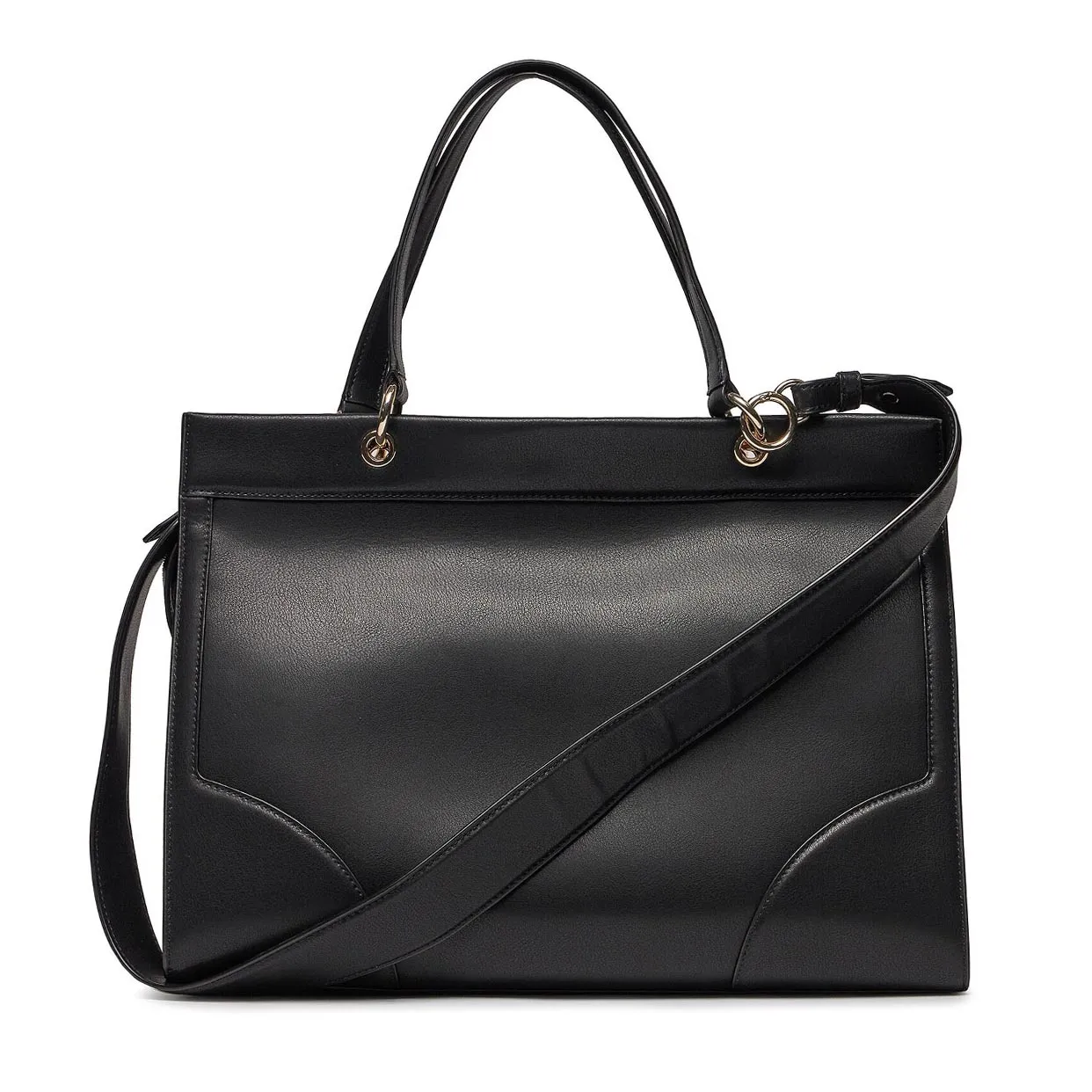 Gramercy Medium Satchel -Black