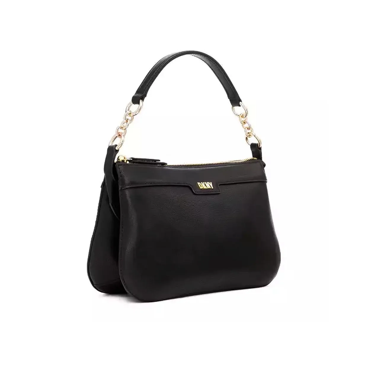 Gramercy Small Shoulder Bag -Black/Gold