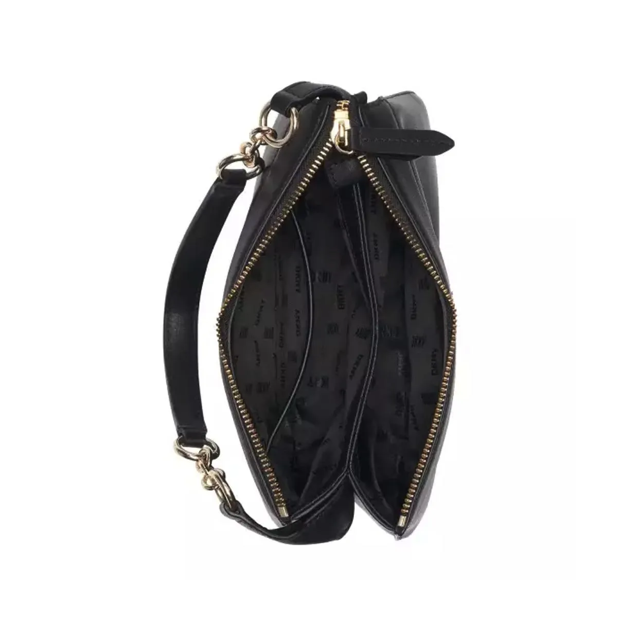 Gramercy Small Shoulder Bag -Black/Gold