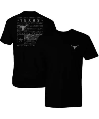 Great State Clothing Men's NCAA Texas Longhorns Flag Panel T-Shirt