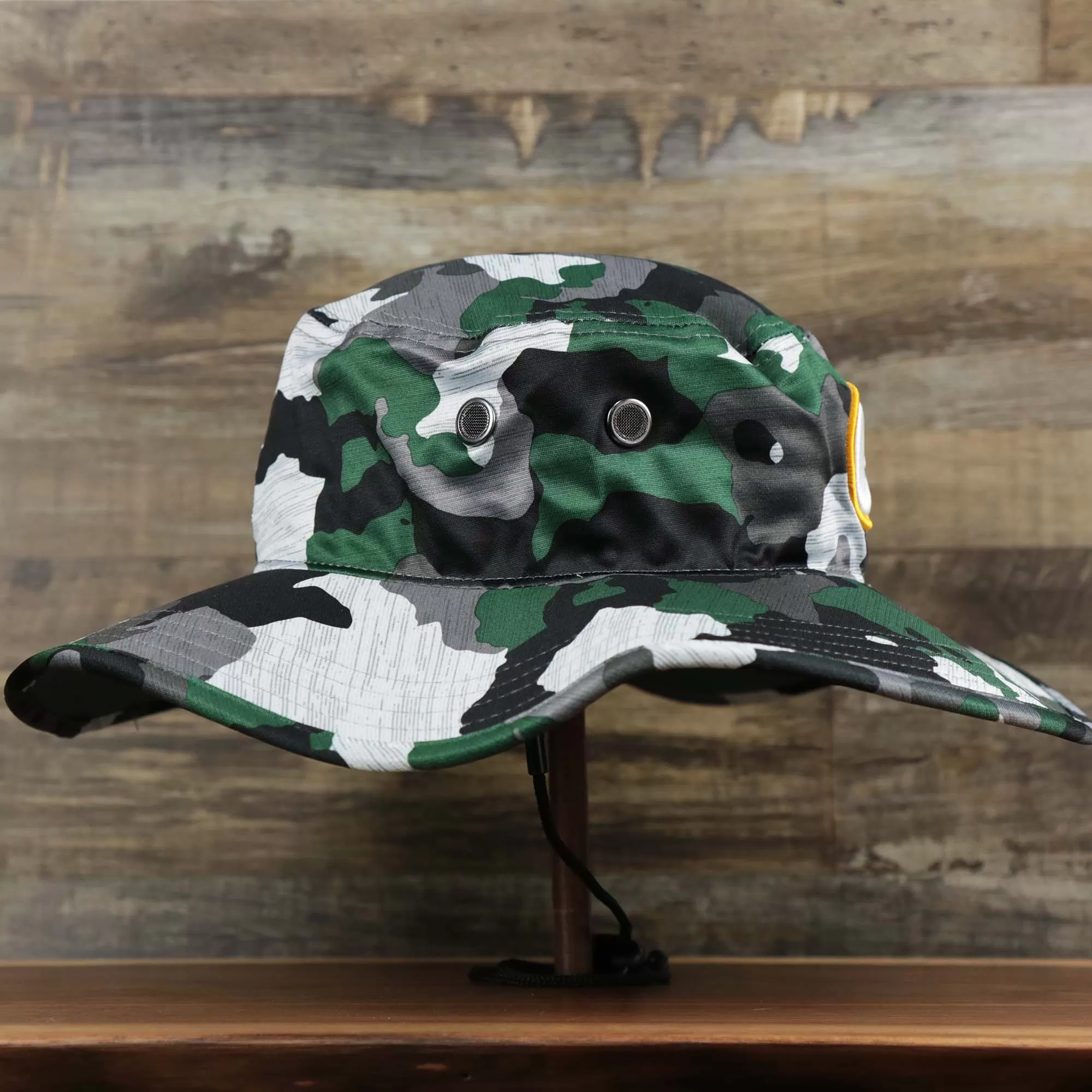 Green Bay Packers NFL Summer Training Camp 2022 Camo Bucket Hat | Green Bucket Hat