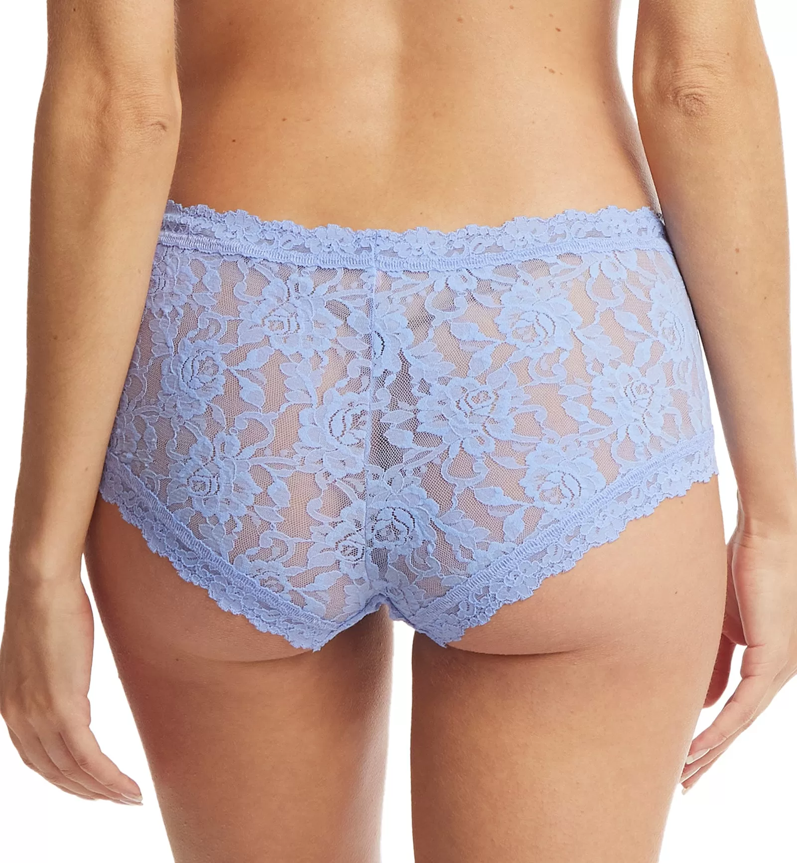 Hanky Panky Signature Lace Boyshort (4812P) - Cool Water Blue