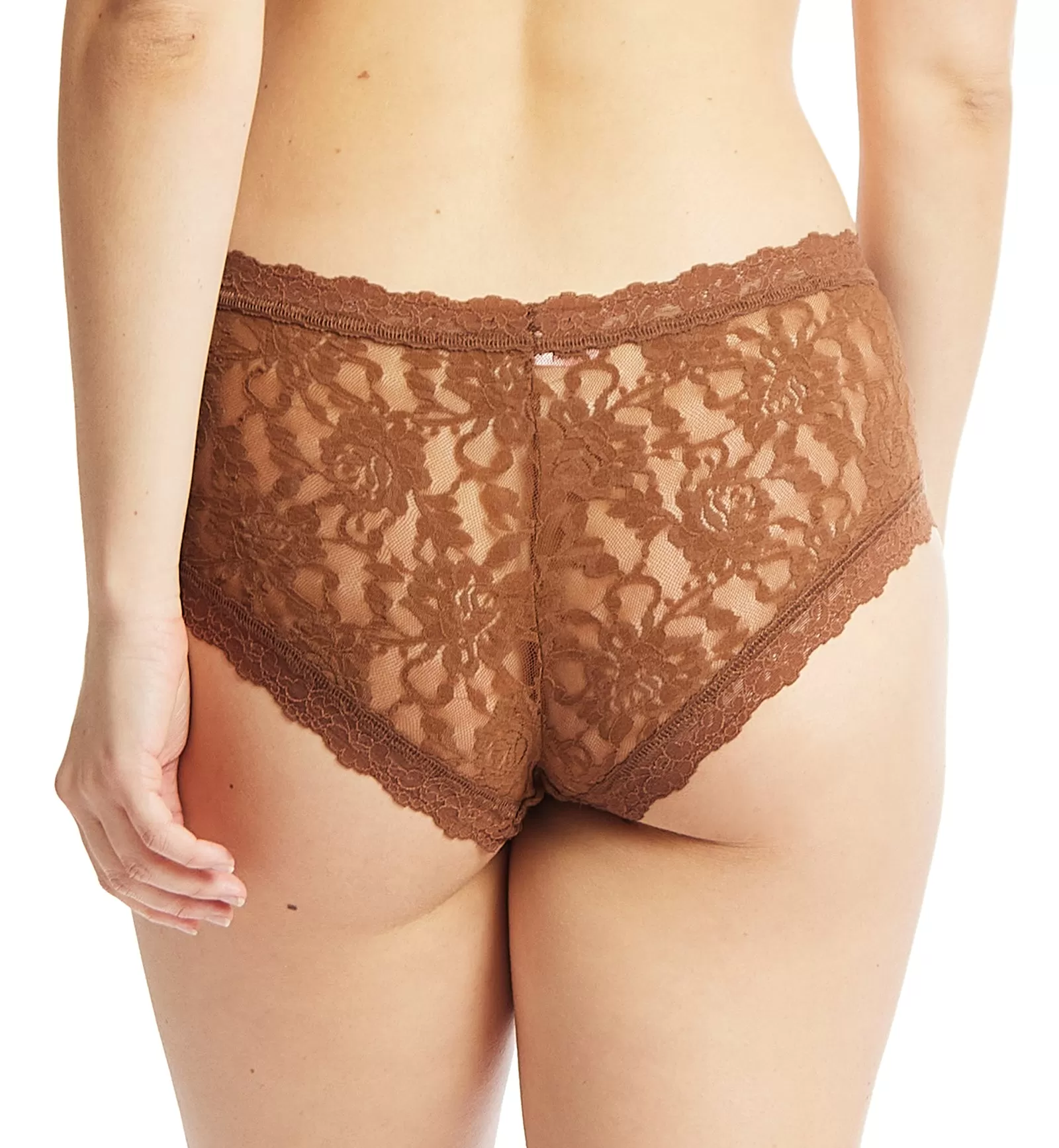 Hanky Panky Signature Lace Boyshort (4812P) - Macchiato