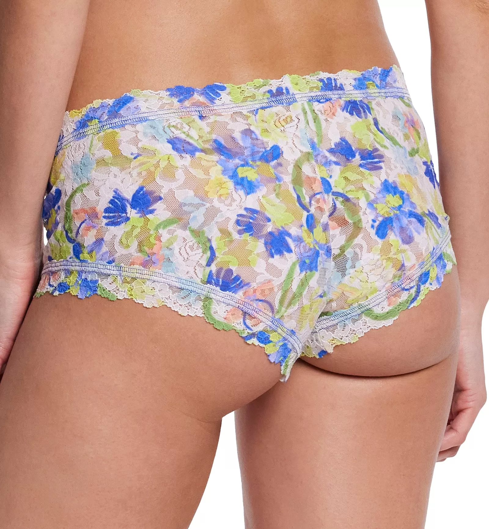 Hanky Panky Signature Lace Printed Boyshort (PR4812P) - Brush Strokes