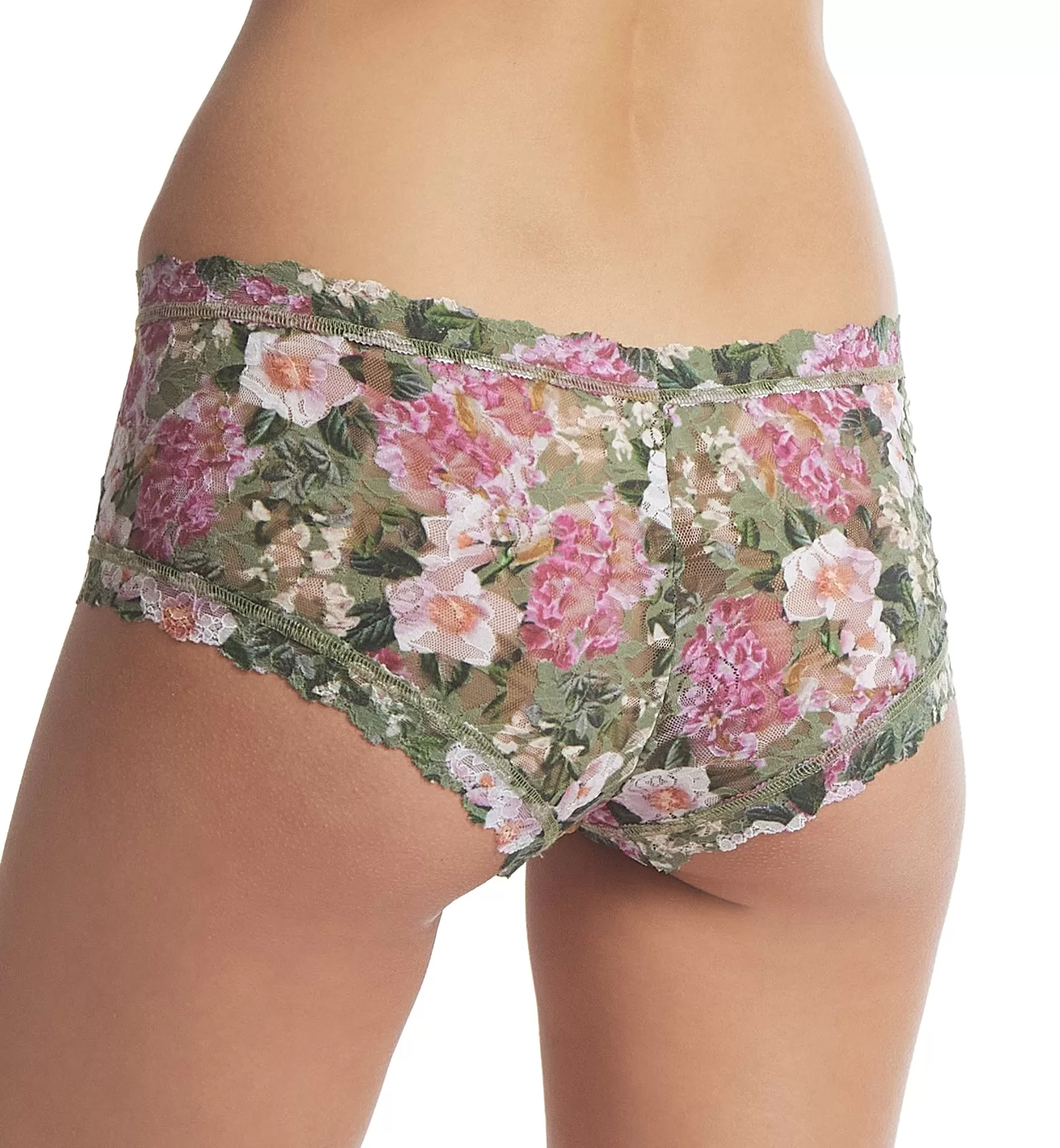 Hanky Panky Signature Lace Printed Boyshort (PR4812P) - Florist