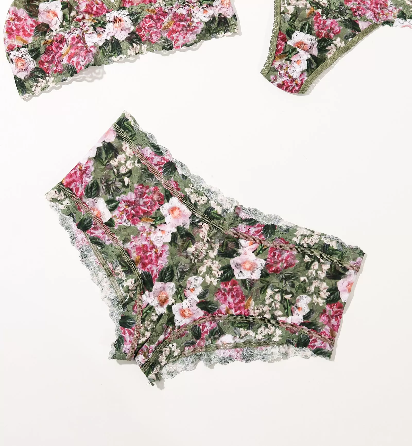 Hanky Panky Signature Lace Printed Boyshort (PR4812P) - Florist