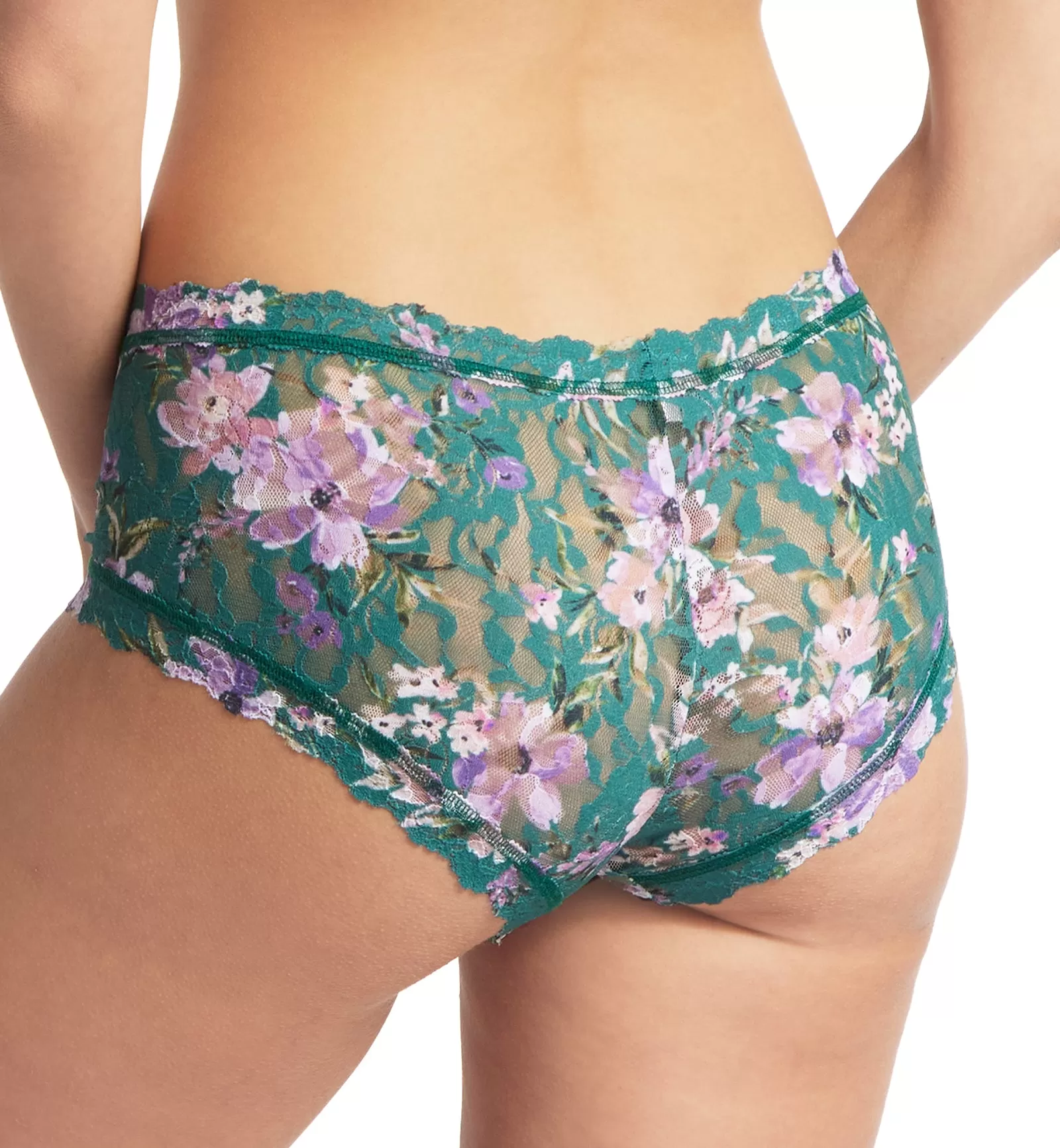 Hanky Panky Signature Lace Printed Boyshort (PR4812P) - Flowers In Your Hair