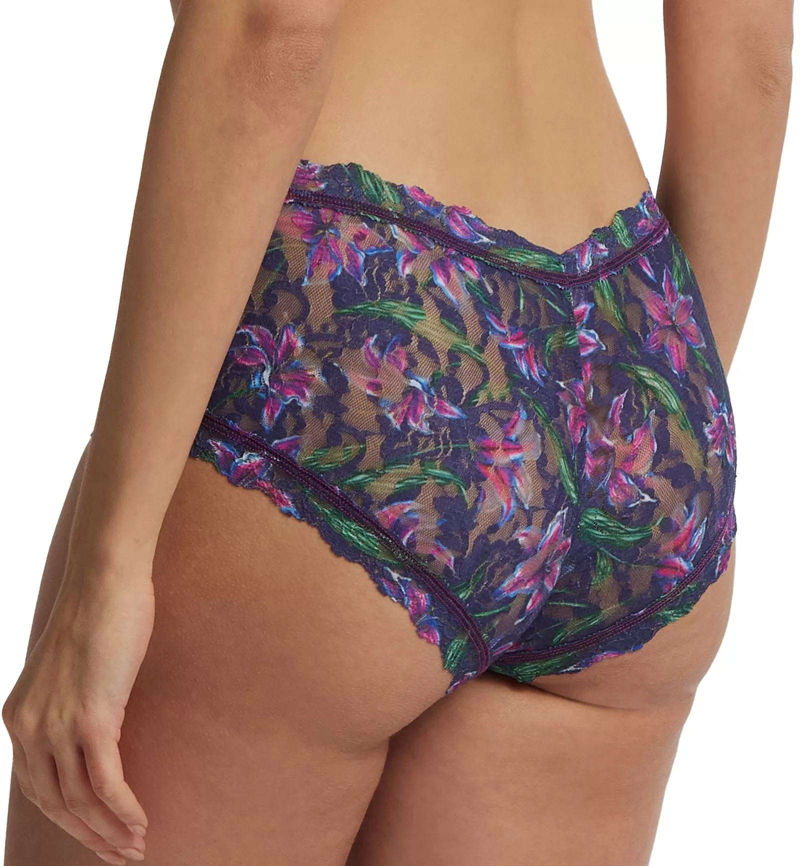 Hanky Panky Signature Lace Printed Boyshort (PR4812P) - Twilight Blooms