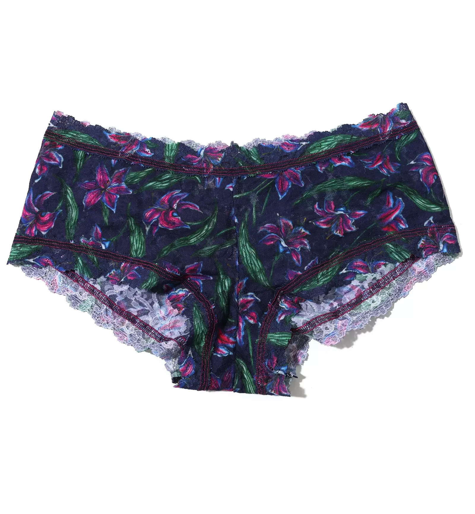 Hanky Panky Signature Lace Printed Boyshort (PR4812P) - Twilight Blooms