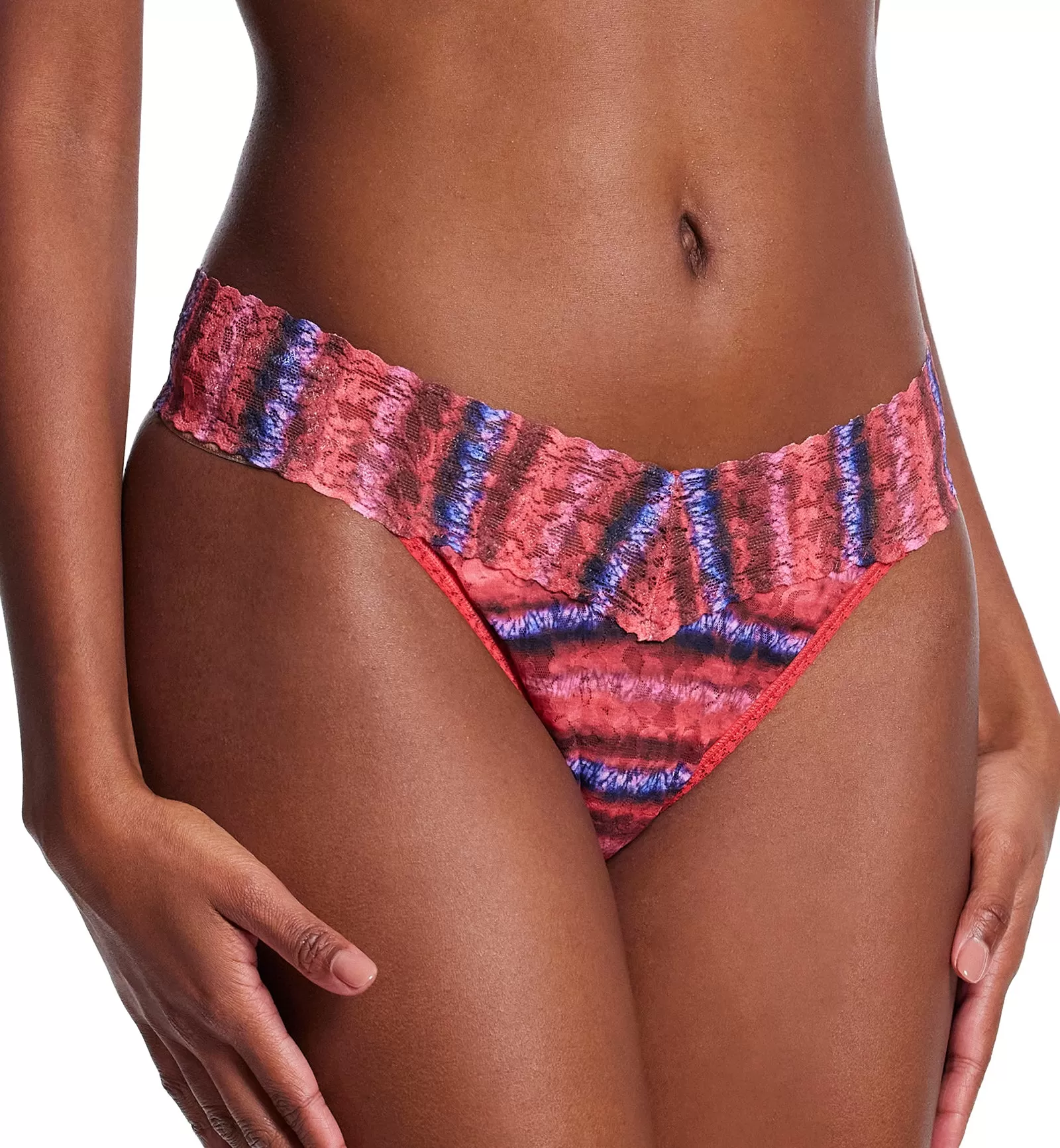 Hanky Panky Signature Lace Printed Original Rise Thong (PR4811P) - Dip Dye