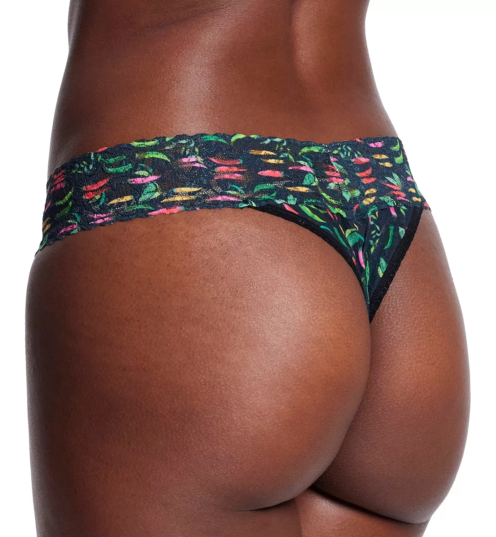 Hanky Panky Signature Lace Printed Original Rise Thong (PR4811P) - Extra Spice