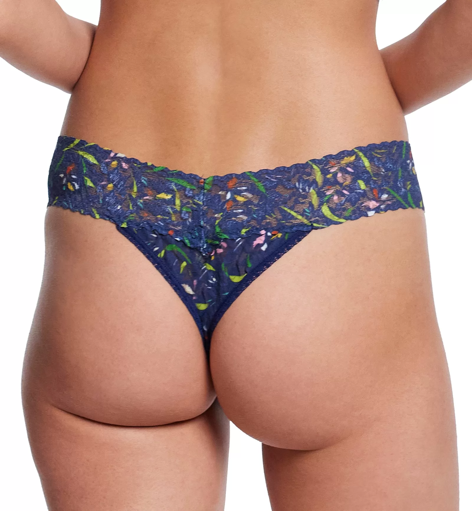 Hanky Panky Signature Lace Printed Original Rise Thong (PR4811P) - Field Day