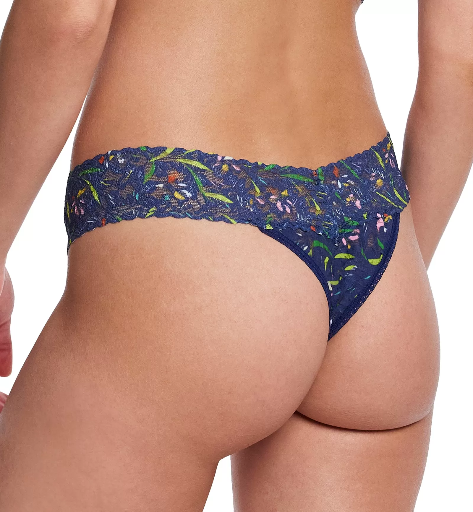 Hanky Panky Signature Lace Printed Original Rise Thong (PR4811P) - Field Day