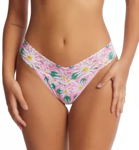 Hanky Panky Signature Lace Printed Original Rise Thong (PR4811P) - Hello Spring