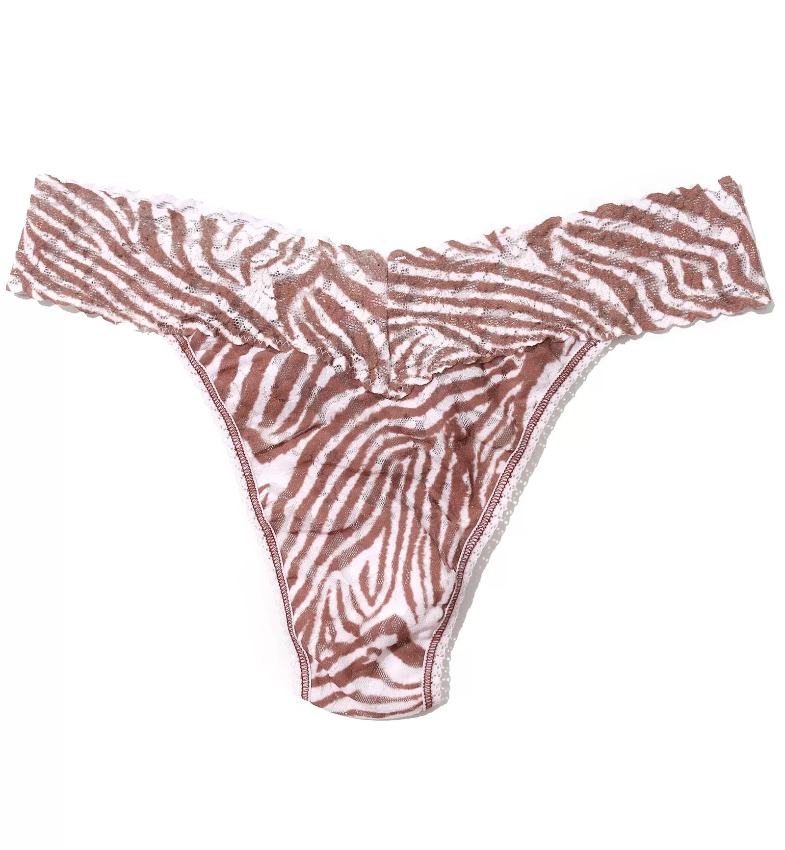 Hanky Panky Signature Lace Printed Original Rise Thong (PR4811P) - Hide And Seek