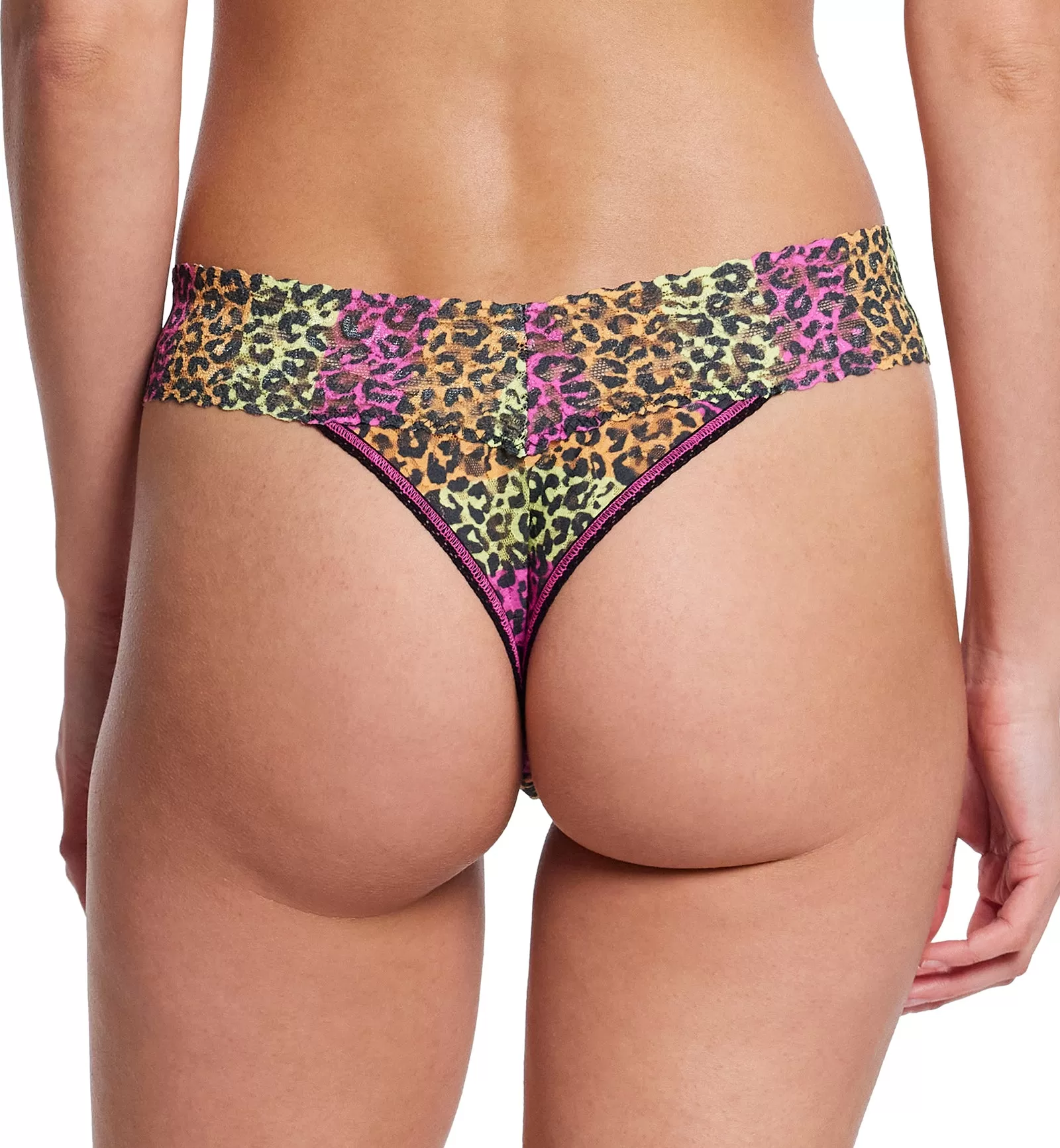 Hanky Panky Signature Lace Printed Original Rise Thong (PR4811P) - It's Electric