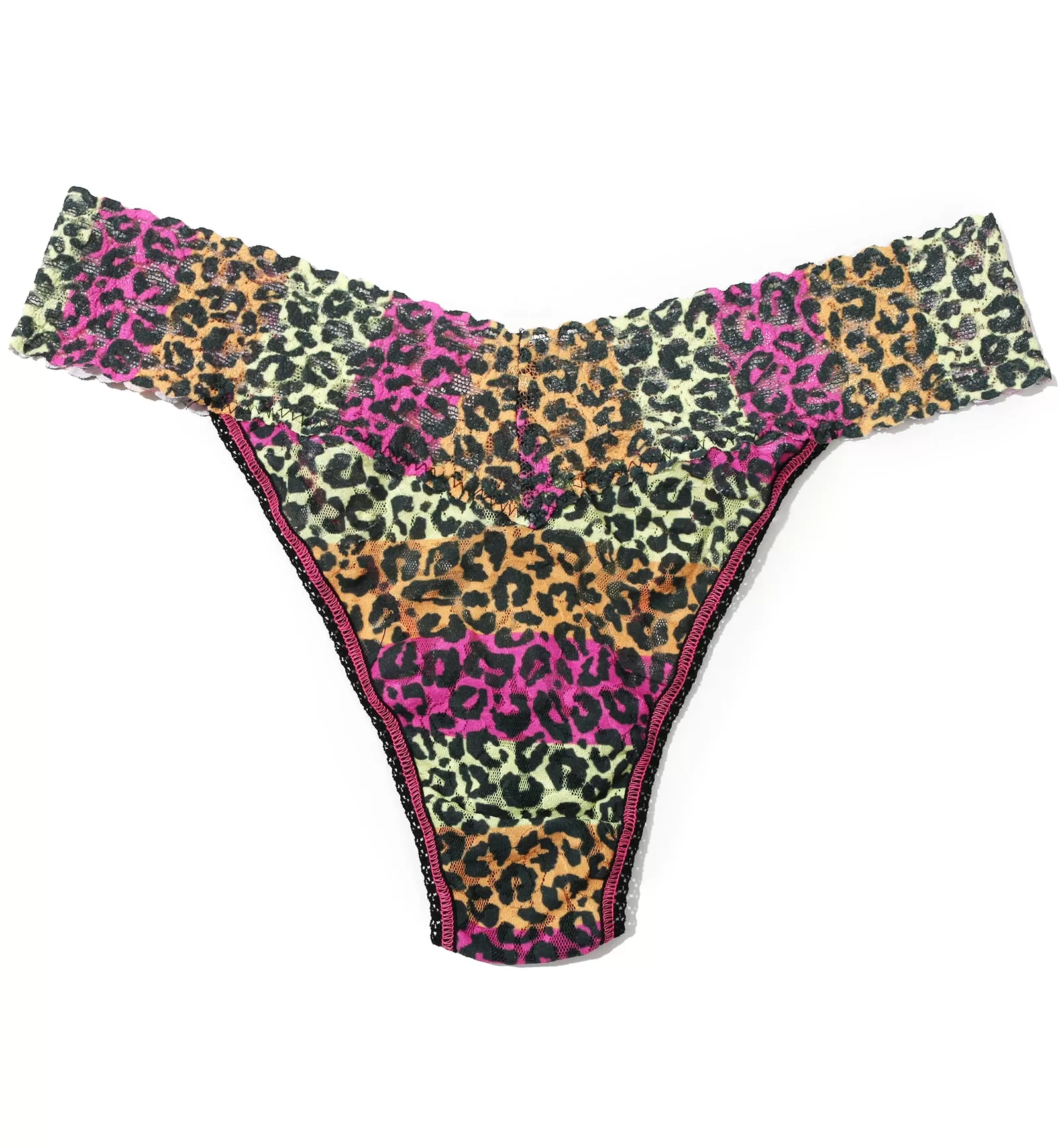 Hanky Panky Signature Lace Printed Original Rise Thong (PR4811P) - It's Electric