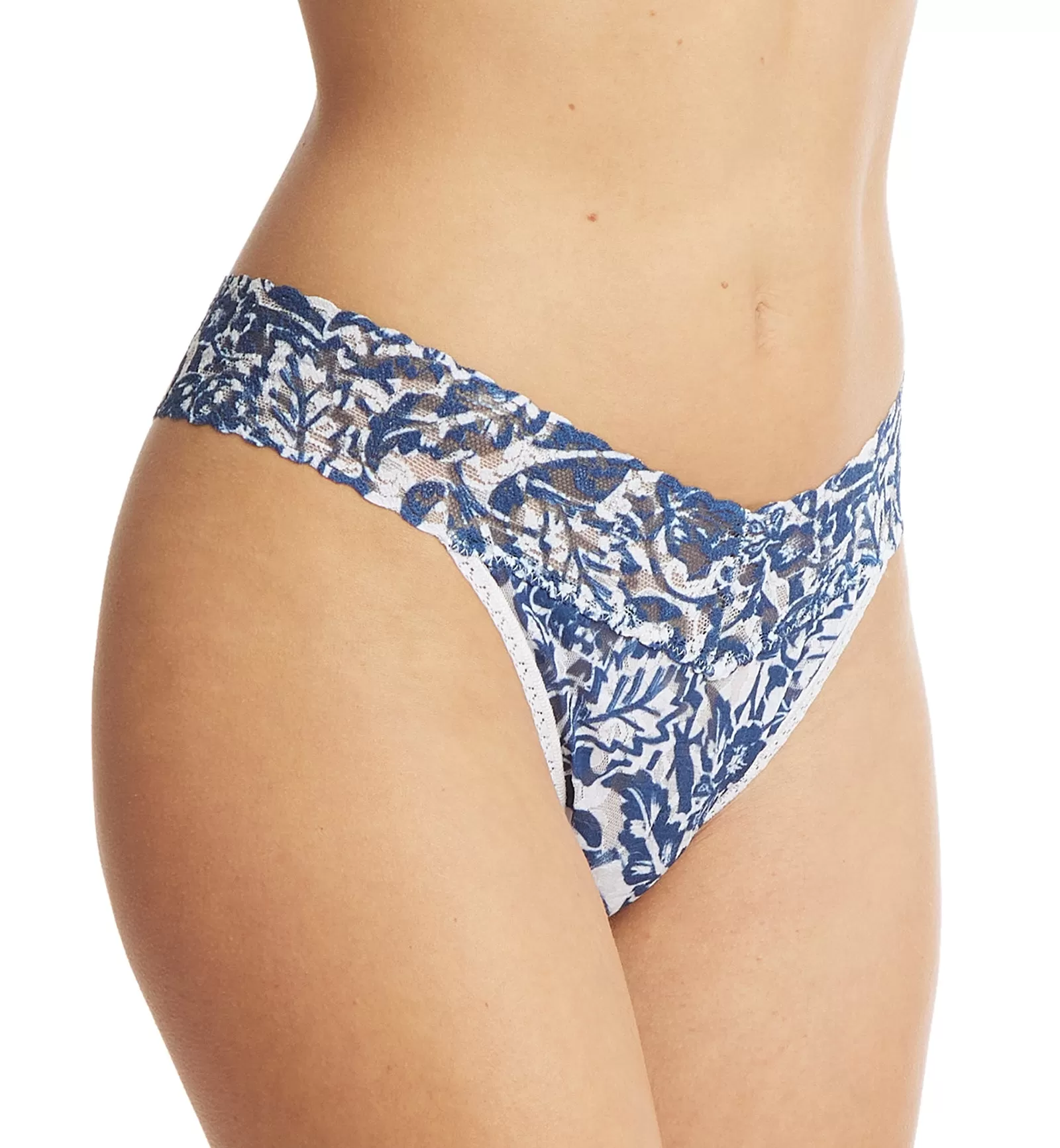 Hanky Panky Signature Lace Printed Original Rise Thong (PR4811P) - Sketchbook Floral