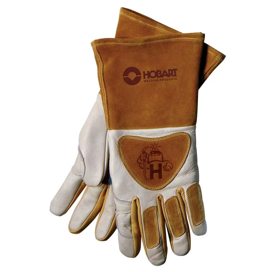 Hobart Premium Form Fitting Gauntlet Style Welding Gloves