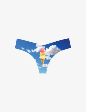 Ice Cream Cloud Seamless Thong