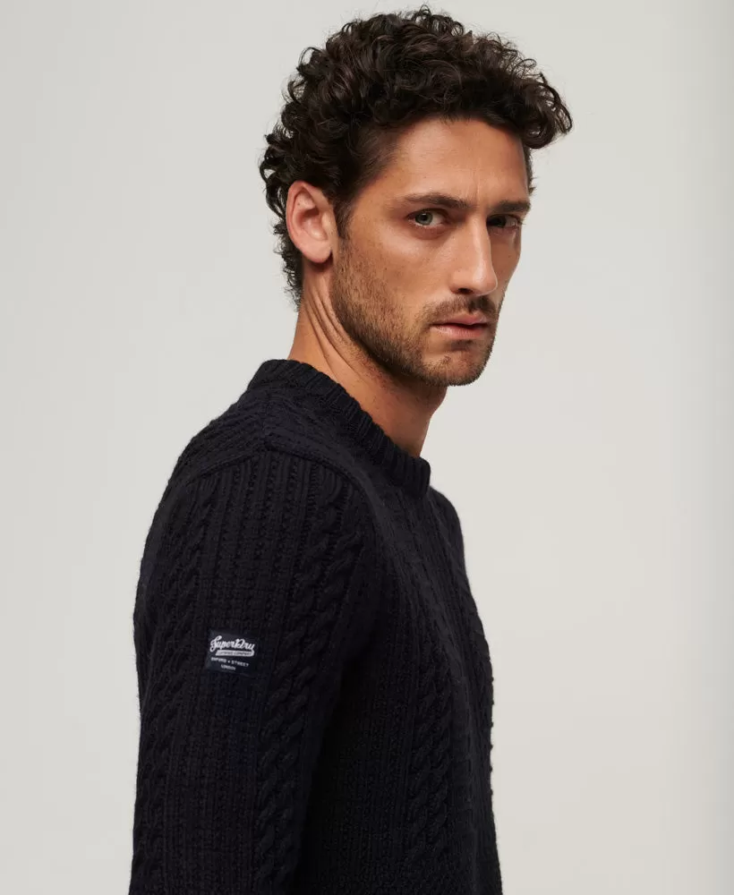 Jacob Crew Jumper | Eclipse Navy