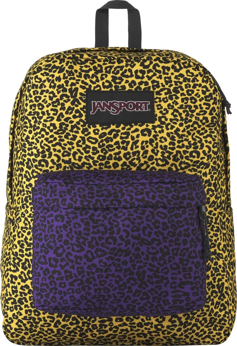 Jansport Black Label Superbreak Backpack - 25L Yellow Leopard Life - A One Clothing