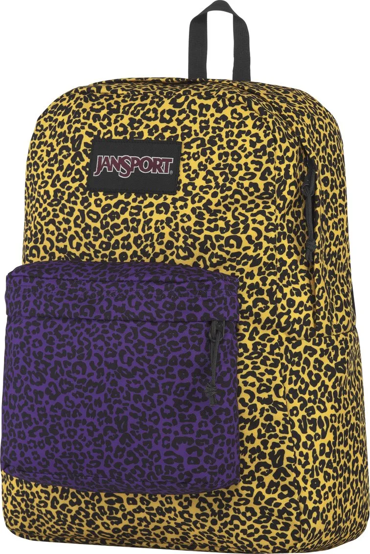 Jansport Black Label Superbreak Backpack - 25L Yellow Leopard Life - A One Clothing