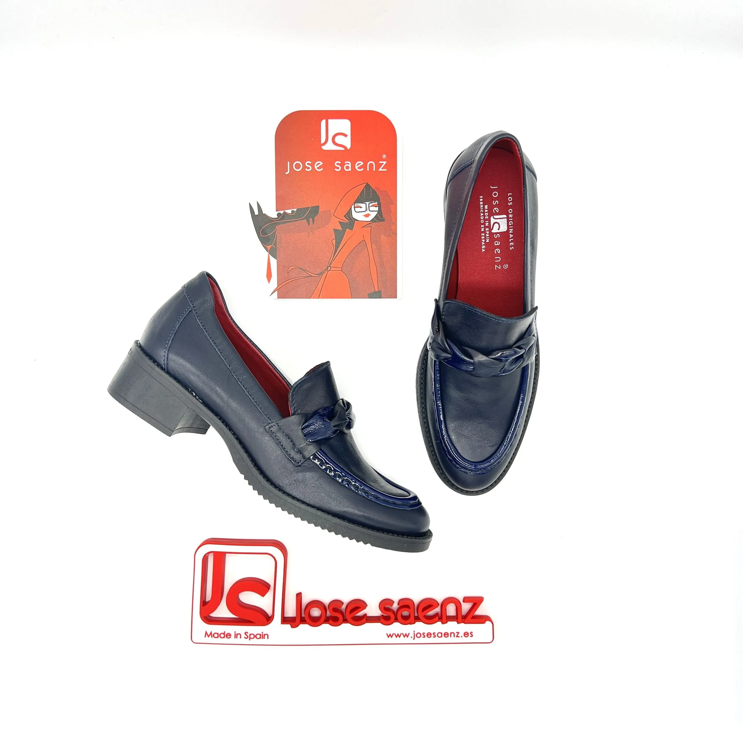 Jose Saenz Loafer - Navy - Gillanders.ie Town & Country Clothing