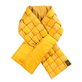 KAPITAL NYLON KEEL WEAVING SCARF YELLOW