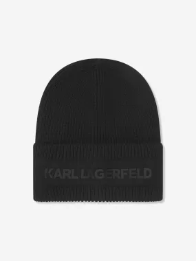 Karl Lagerfeld - Boys Knitted Pull On Hat | Childsplay Clothing