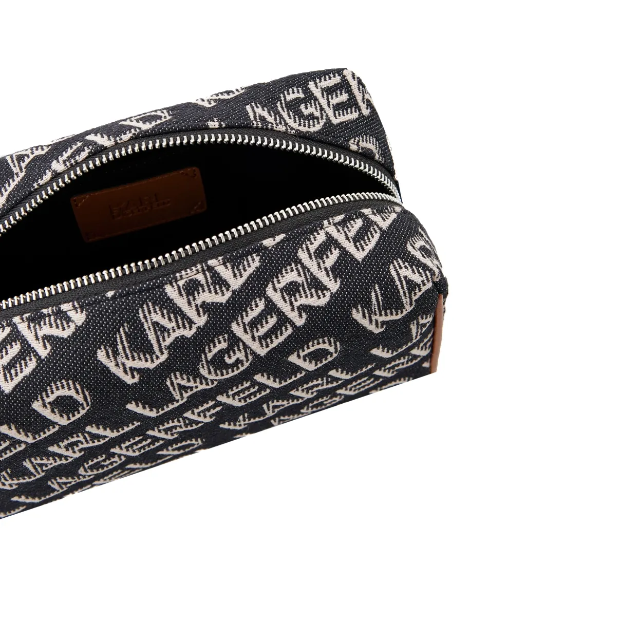 K/Essential Wash Bag -Black/Brandy