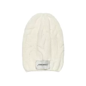 KNITTED HAT Unisex White Butter 