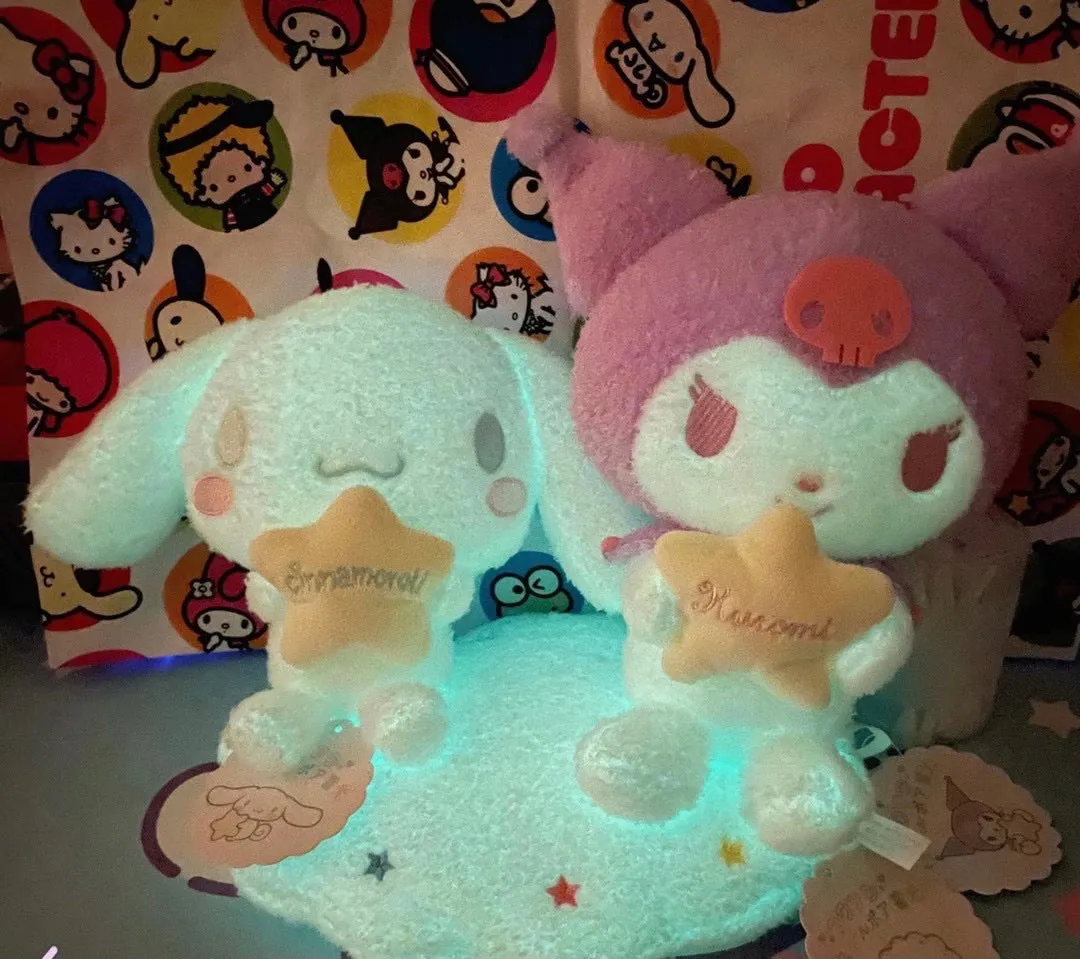 luminous Sanrio core cinnamoroll kuromi Pom Pom purin stuffed toy