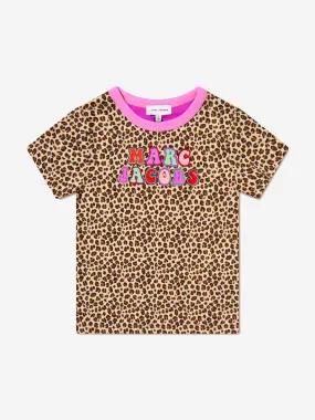 MARC JACOBS - Girls Organic Cotton Cheetah Print T-Shirt | Childsplay Clothing