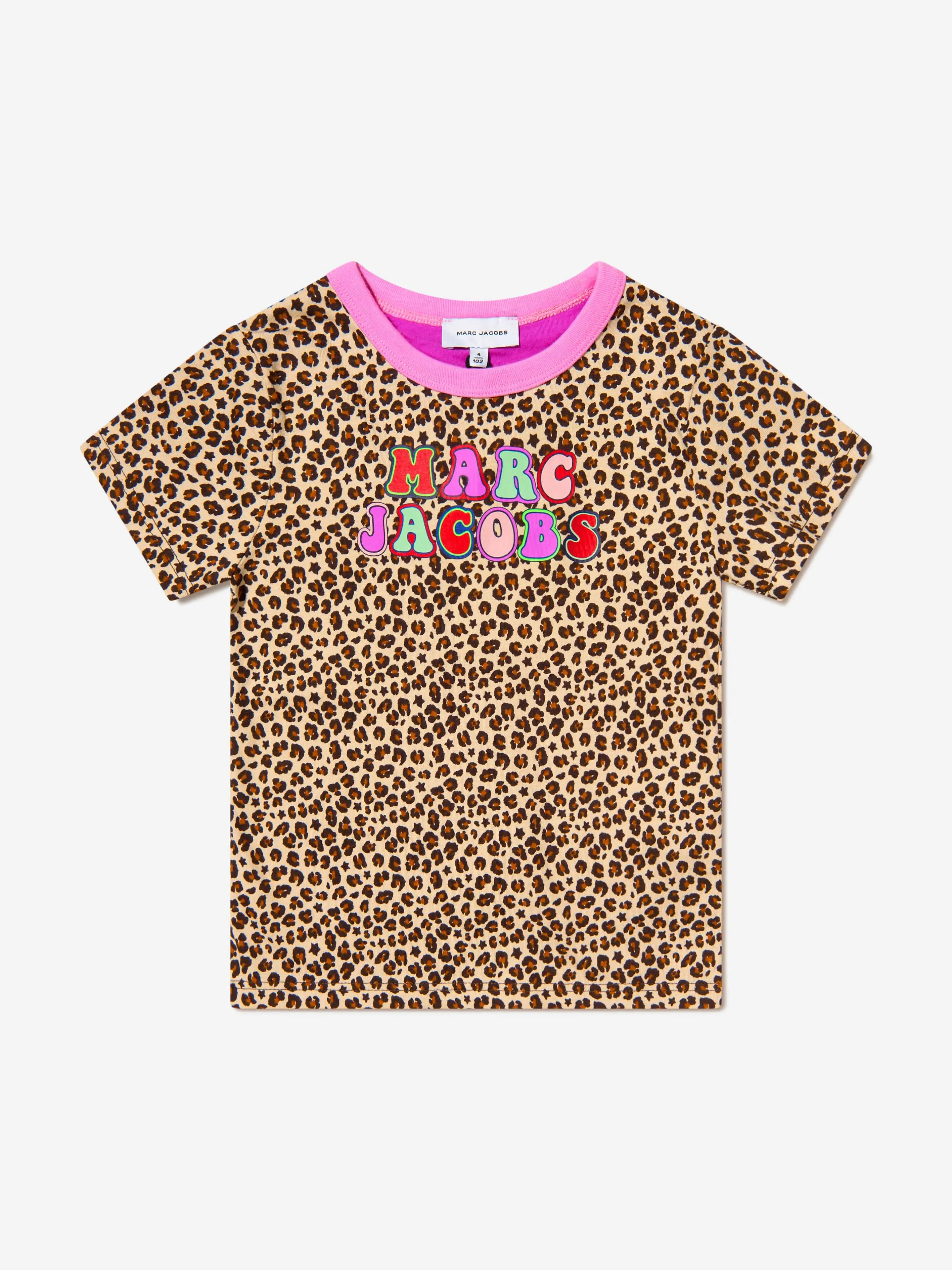 MARC JACOBS - Girls Organic Cotton Cheetah Print T-Shirt | Childsplay Clothing