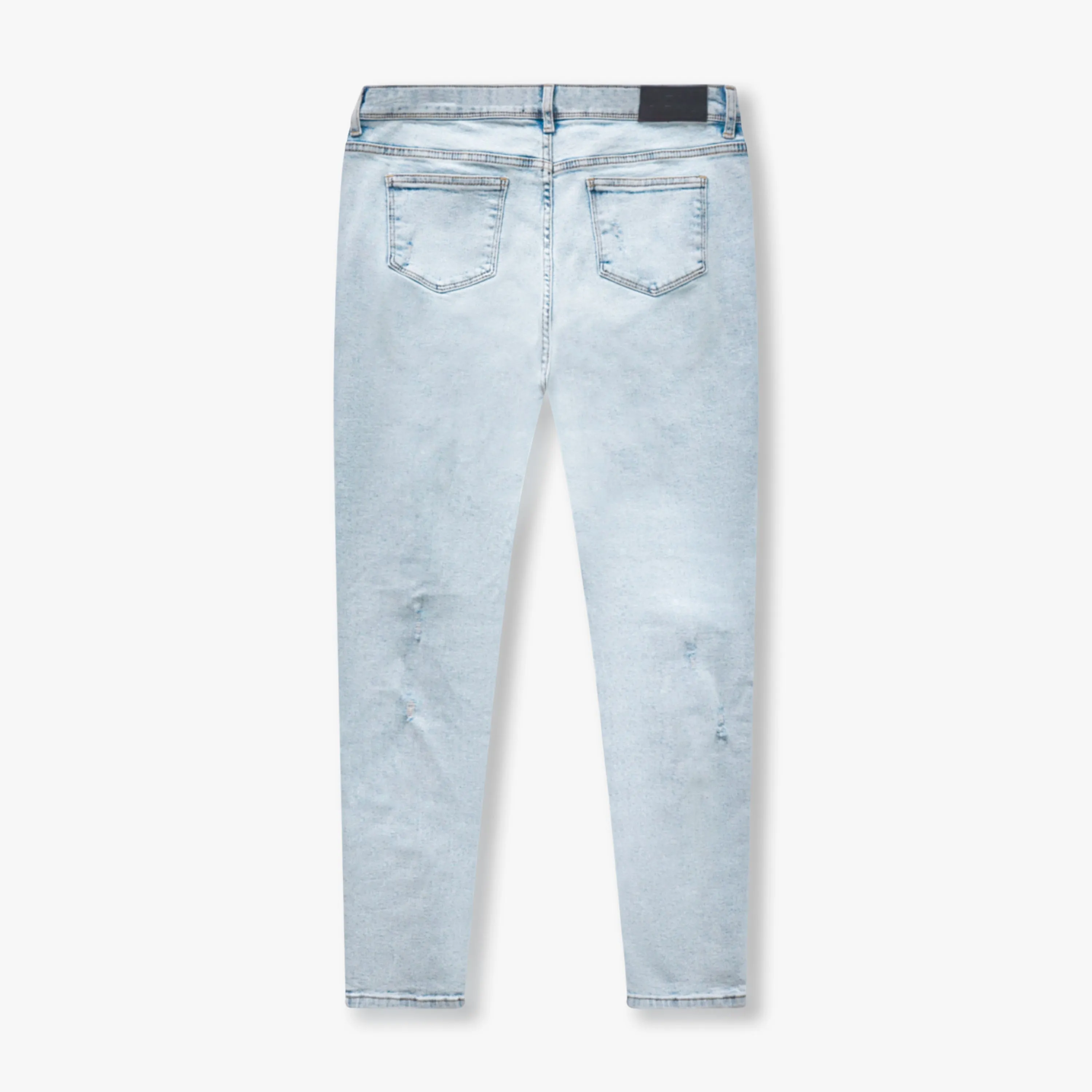 Mens Distressed Slim Fit Jean - Light Blue | HERA Clothing