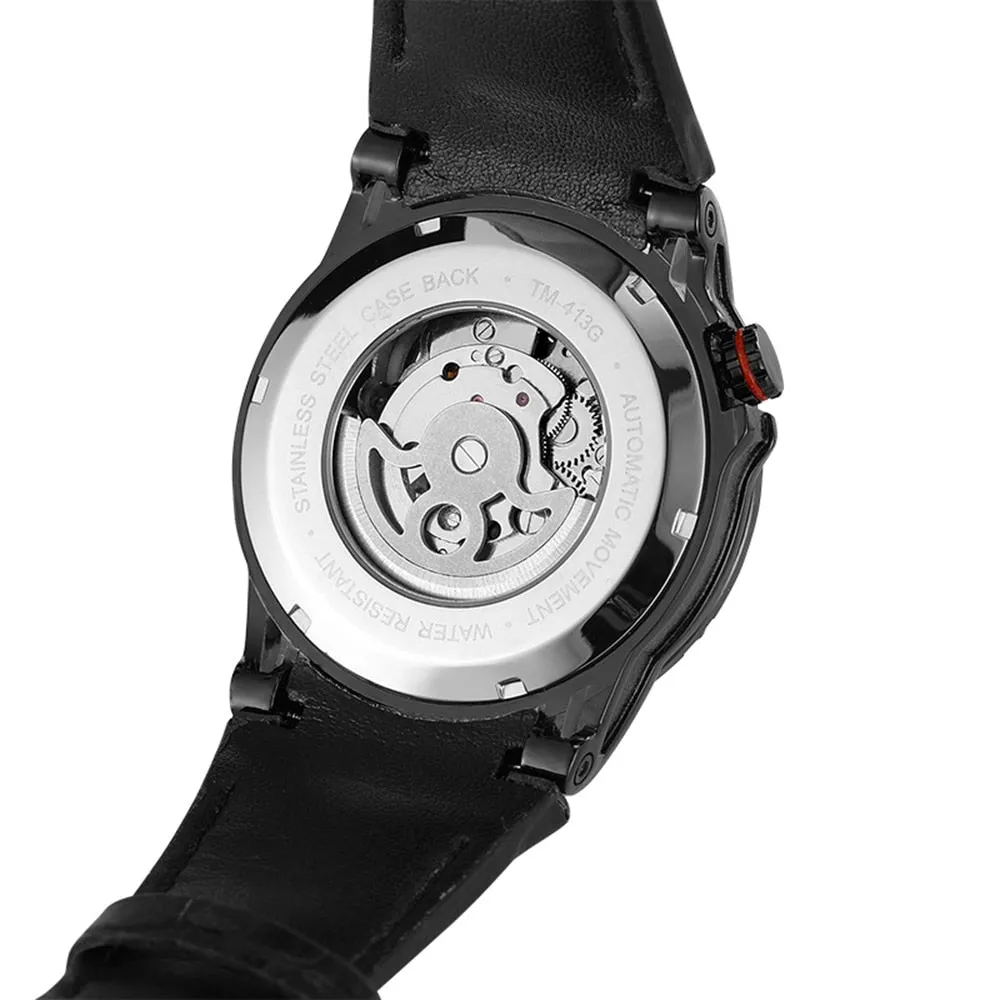 Men's Luminous Punk Skeleton Tourbillon Mechanical Wristwatches