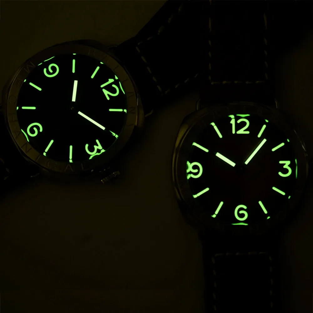 Men's Luxury Vintage Luminous Mechanical Hand Wind Wristwatches