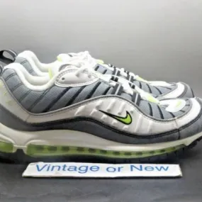 Men's Nike Air Max '98 Neon Volt 2014 Running Shoes 6407...