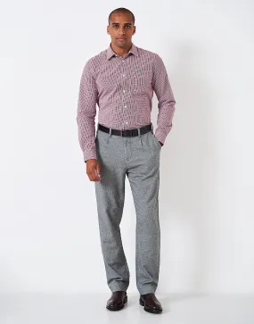 Men's smart brushed cotton trouser from Crew Clothing Company