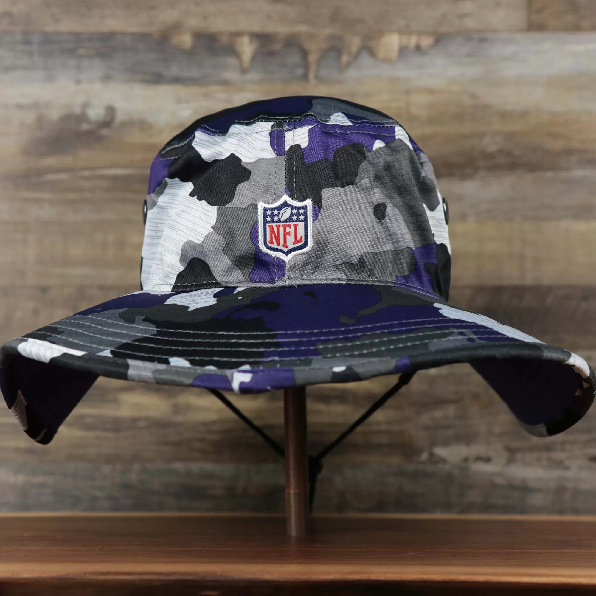 Minnesota Vikings NFL Summer Training Camp 2022 Camo Bucket Hat | Purple Bucket Hat