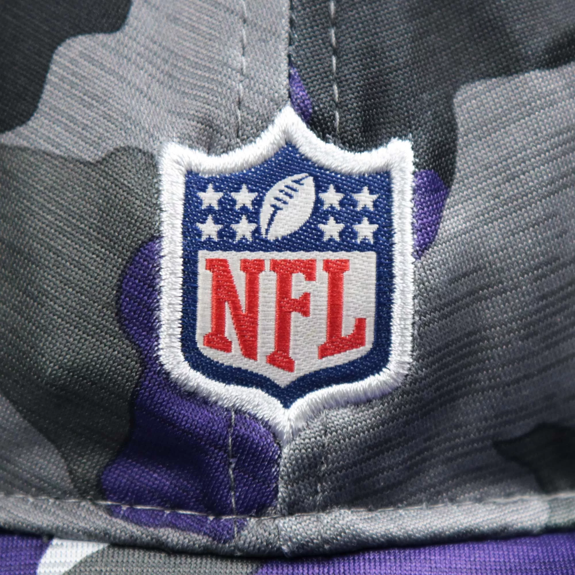 Minnesota Vikings NFL Summer Training Camp 2022 Camo Bucket Hat | Purple Bucket Hat