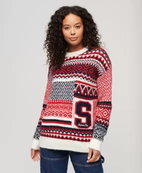 Mix Pattern Knit Jumper | Multi Knit