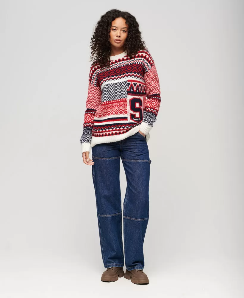 Mix Pattern Knit Jumper | Multi Knit