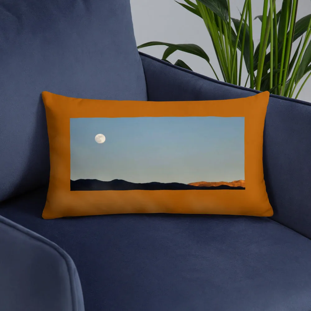 Moon Over the Mohave Pillow - 20 x 12