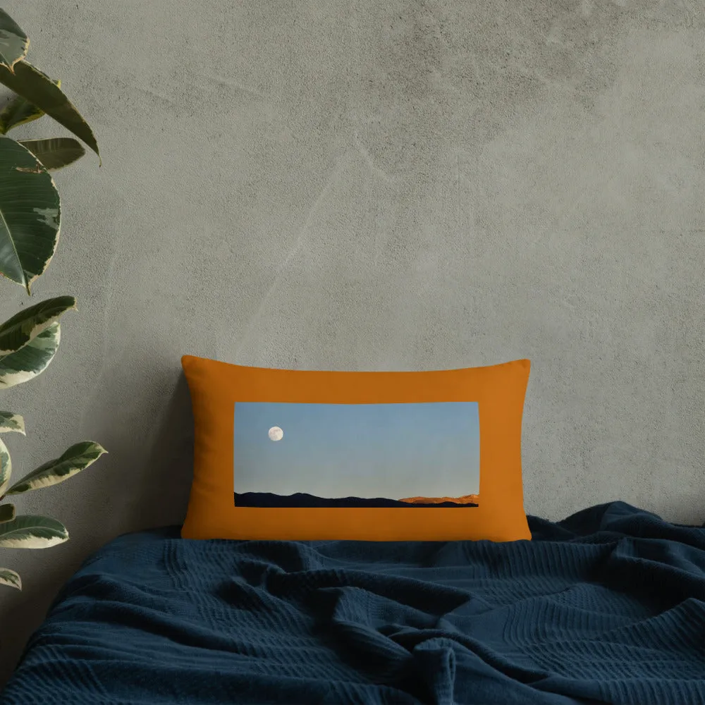 Moon Over the Mohave Pillow - 20 x 12